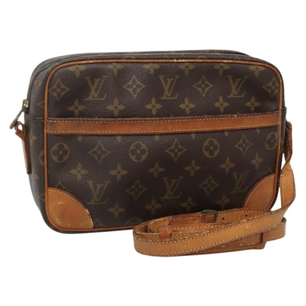 Authentic LOUIS VUITTON Monogram Trocadero 27 Shoulder Bag M51274 LV